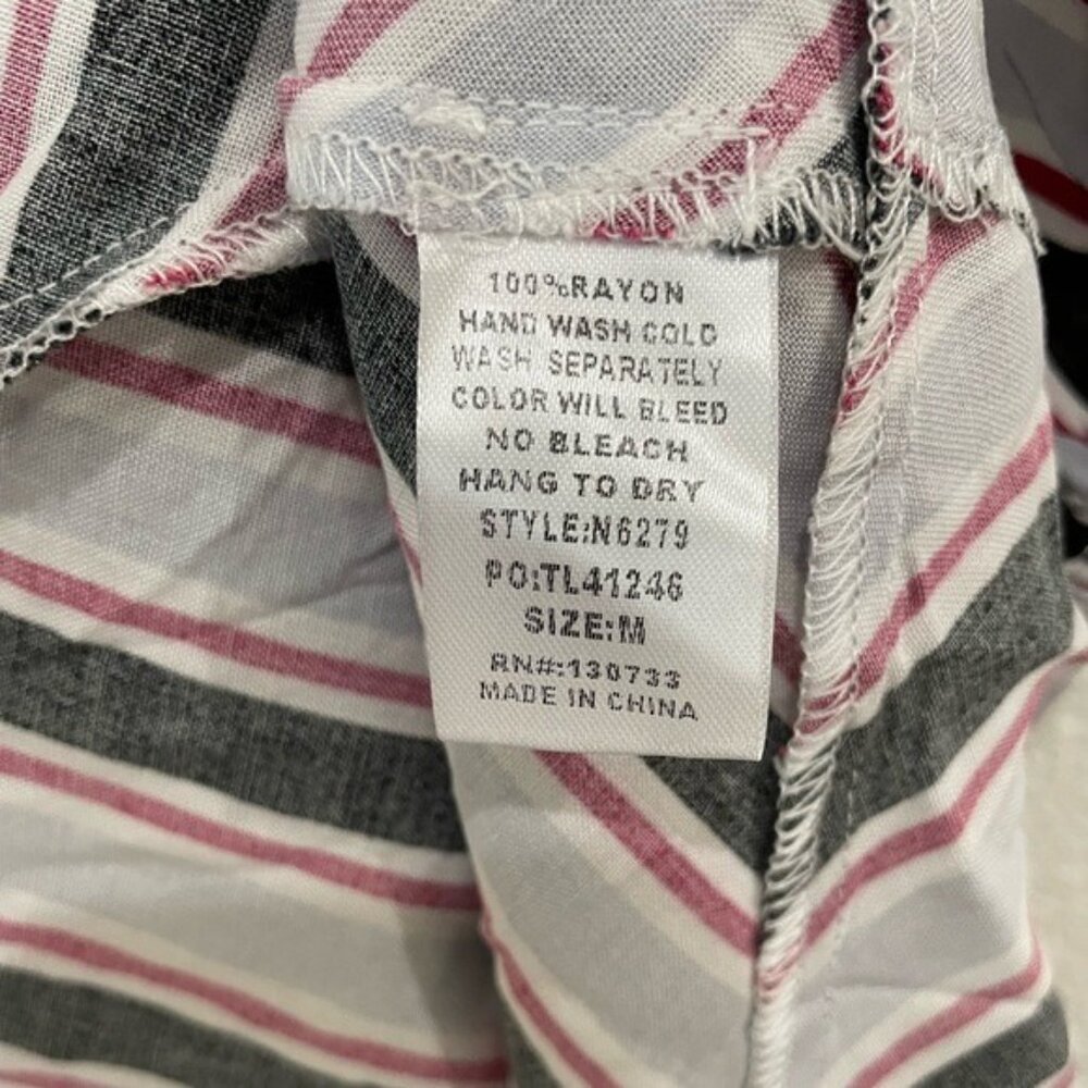 Umgee Ruffle Boho Mod Wrap Dress Feminine Puff Sleeve Asymmetrical Shabby Chic - Picture 7 of 8